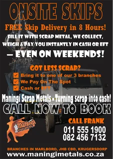 Scrap Metal Skip - FREE