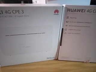 Huawei Routers 4G CPE 3...B535- 932a..Takes Simcard and Opened to All Networks!