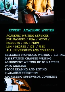 Expert and Affordable assistance for Research proposals / Assignments and Dissertations / Exams