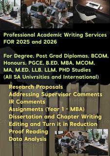 Expert and Affordable Research proposals / Exams/ Dissertations / Thesis / Assignment writing 2026