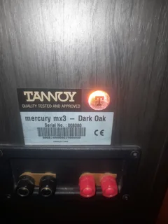 TANNOY MERCURY MX3 FLOORSTANDING SPEAKER | DARK OAK | BI-WIRABLE | 100W &#64; 8 OHM