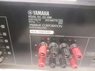 YAMAHA AX-496 INTEGRATED STEREO AMPLIFIER | 2.0 CH |  85W &#64; 8OHMS | VINTAGE