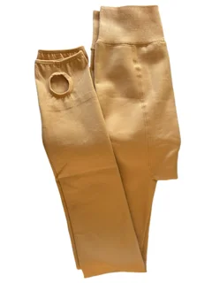 Women's Thick Winter Tights - New - Light Brown