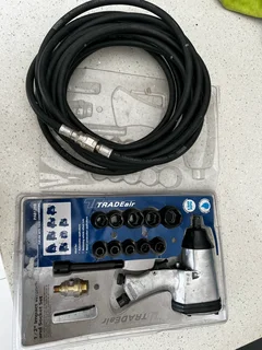 1/2” impact wrench and socket set