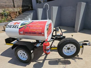 Tanker trailer 1000 Liters Diesel Bowser Trailer