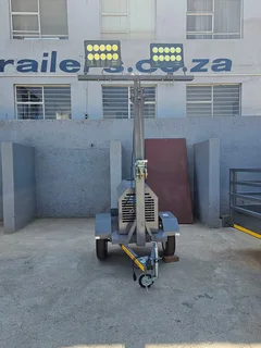 Light towers trailer // mobile light plant trailer
