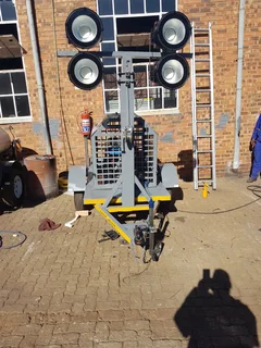 Light towers trailer // mobile light plant trailer