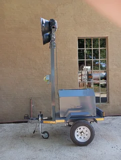 Light towers trailer // mobile light plant trailer