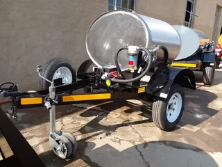 500L Stainless Steel mobile tank trailer