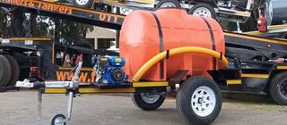 1000L Plastic Honey Sucking mobile tank trailer