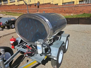 1500L Stainless Steel Fuel mobile tank trailer