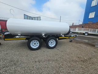 2500L Stainless Steel Fuel mobile tank trailer
