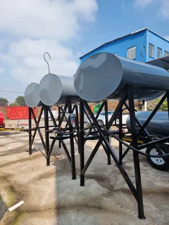 1000L Mild Steel Tank on Stand