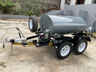 1000L Mild Steel Fuel mobile tank trailer