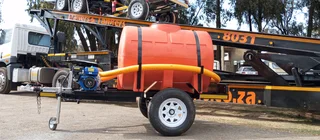 1000L Plastic Honey Sucking mobile tank trailer