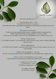 Cleaning Services Available