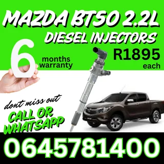 Mazda BT50 2.2L diesel injectors for sale