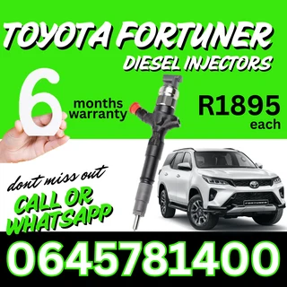 Toyota Fortuner diesel injectors for sale