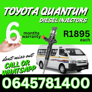 Toyota Quantum diesel injectors for sale