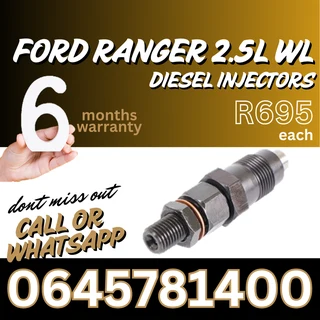 Ford Ranger 2.5L WL diesel injectors for sale