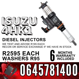 Isuzu 4HK1 diesel injectors for sale