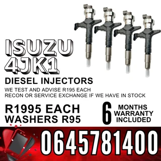 Isuzu 4JK1 diesel injectors for sale