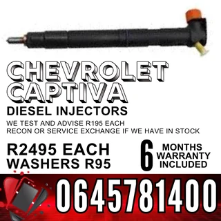 Chevrolet Captiva diesel injectors for sale
