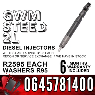 GWM Steed 2L diesel injectors for sale
