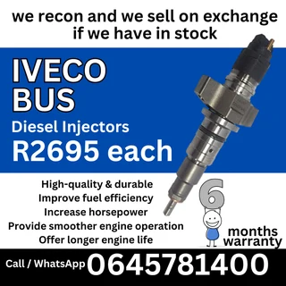 Iveco Bus diesel injectors for sale