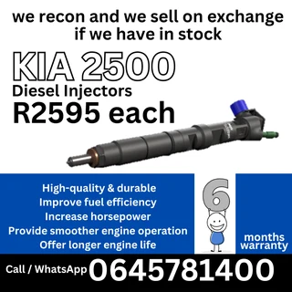 Kia 2500 diesel injectors for sale