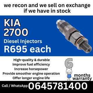 Kia 2700 diesel injectors for sale