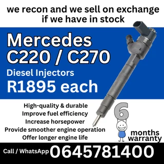 Mercedes C220 / C270 diesel injectors for sale