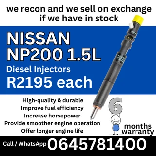 Nissan NP200 1.5L diesel injectors for sale