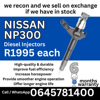 Nissan NP300 diesel injectors for sale