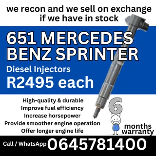 651 Mercedes Benz diesel injectors for sale
