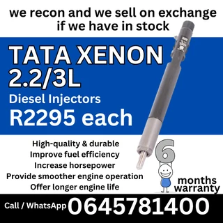 TATA Xenon 2.2 / 3L diesel injectors for sale