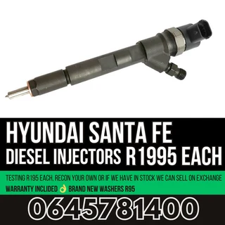 Hyundai Santa Fe Diesel Injectors for sale