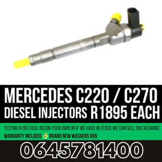 Mercedes C220 / C270 Diesel Injectors for sale