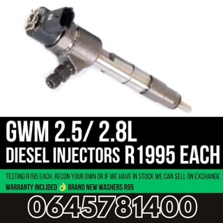 GWM 2.5 / 2.8L Diesel Injectors for sale