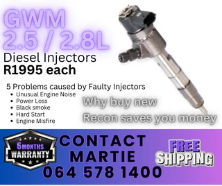 GWM 2.5/2.8 L Diesel Injectors For Sale