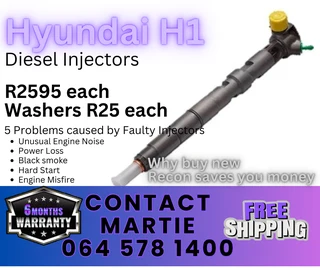 Hyundai H1 Diesel Injectors For Sale