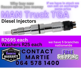Man Truck TGA  Diesel Injectors For Sale