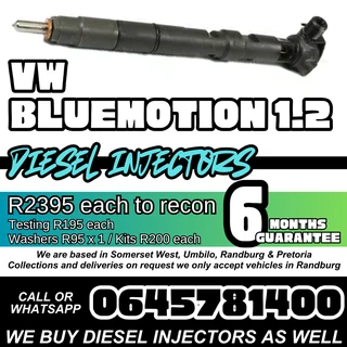 VW Bluemotion 1.2L diesel injectors for sale
