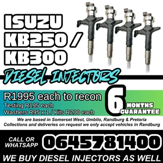 Isuzu KB250 / KB300 diesel injectors for sale