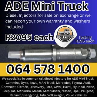 ADE Mini Truck diesel injectors for sale