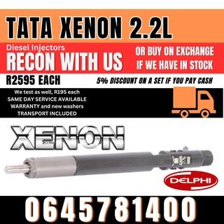 TATA Xenon 2.2L diesel injectors for sale