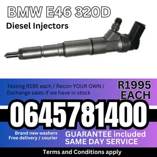BMW E46 320d diesel injectors for sale