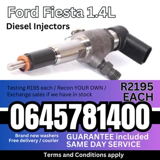 Ford Fiesta 1.4L diesel injectors for sale