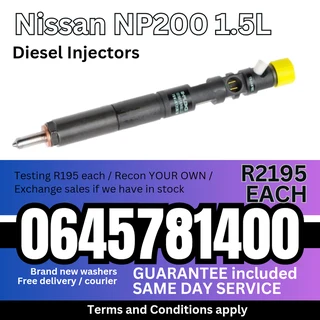 Nissan NP200 diesel injectors for sale