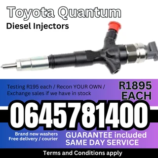 Toyota Quantum diesel injectors for sale